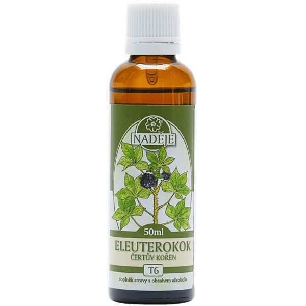 Naděje Eleuterokok čertův kořen tinktura z bylin 50 ml